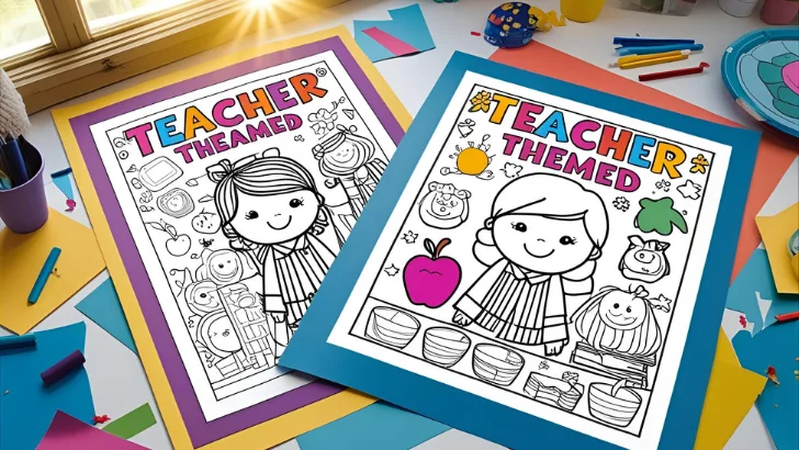 teacher coloring pages 2