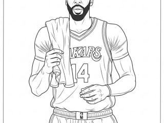 Anthony Davis Coloring Pages featured image