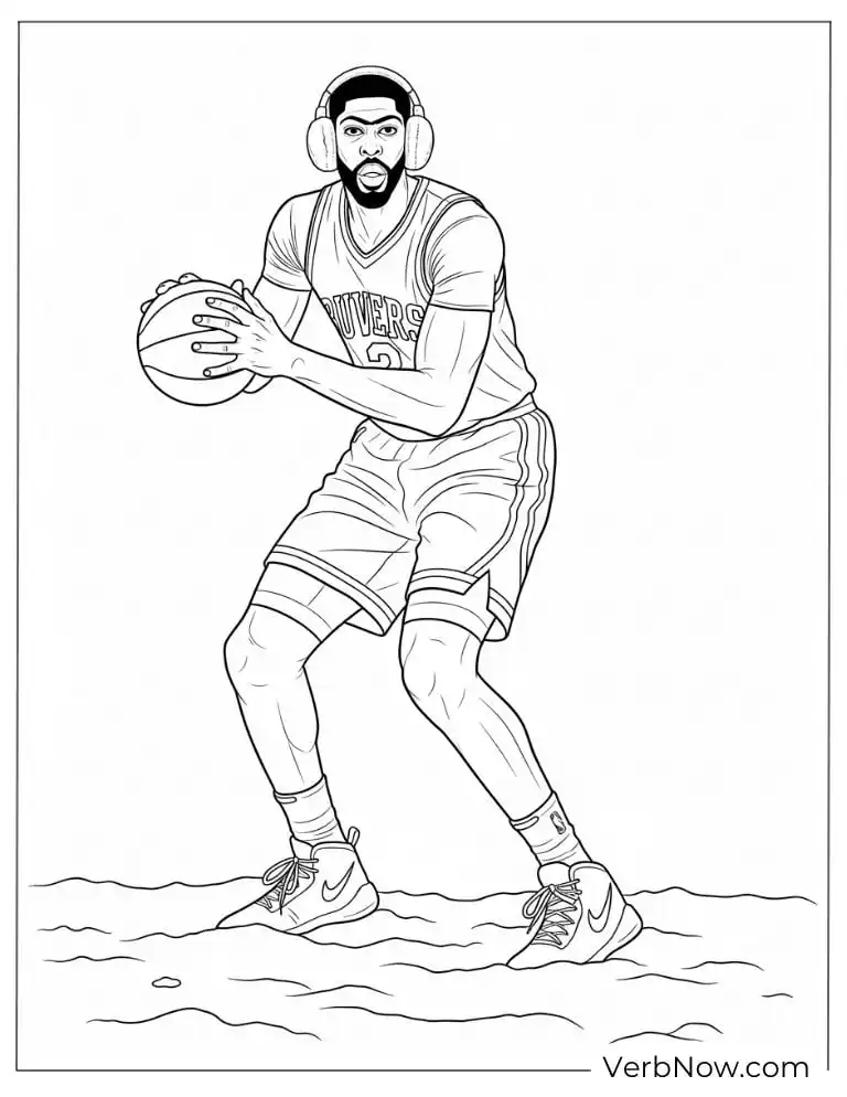 Anthony Davis preparing to shoot a basketball