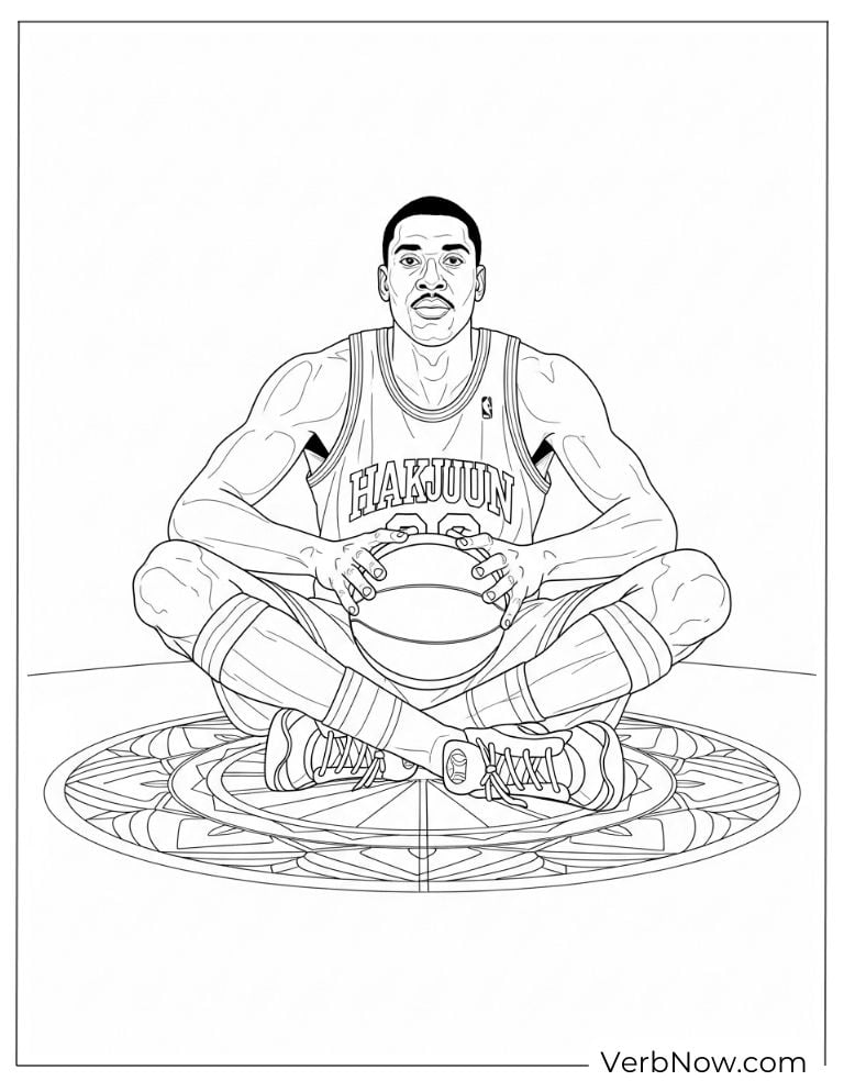 Giannis Antetokounmpo sitting on bleachers