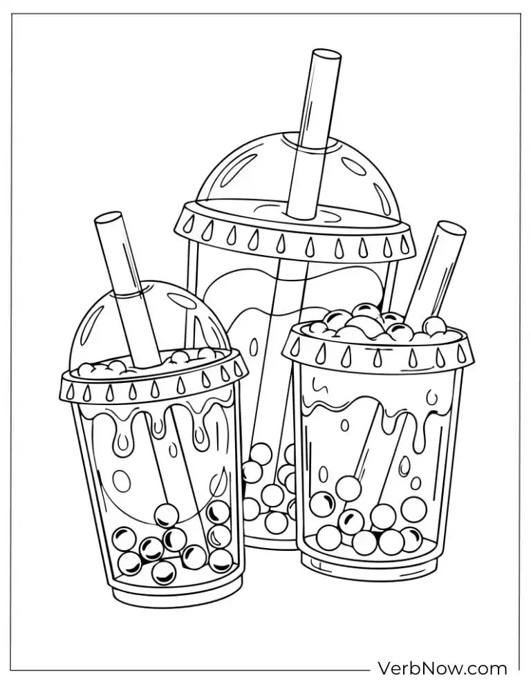 Two happy boba tea cups together