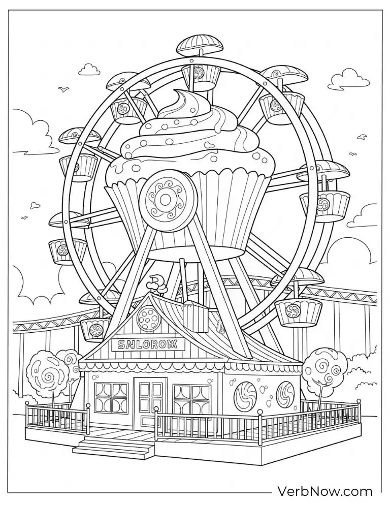 Mechanical cupcake topped with gears and tools