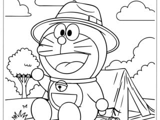 Doraemon Coloring Pages featured image