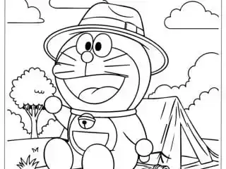 Doraemon Coloring Pages featured image