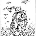 Halo Coloring Pages featured image