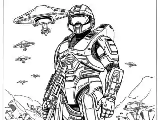 Halo Coloring Pages featured image