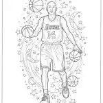 Kobe Bryant Coloring Pages featured image
