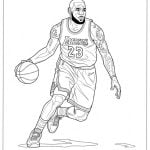 LeBron James Coloring Pages featured image