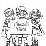 Thank You Coloring Pages featured image