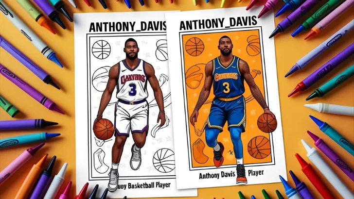 anthony davis coloring pages 1
