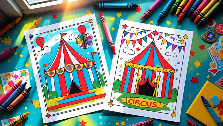 circus coloring pages 2