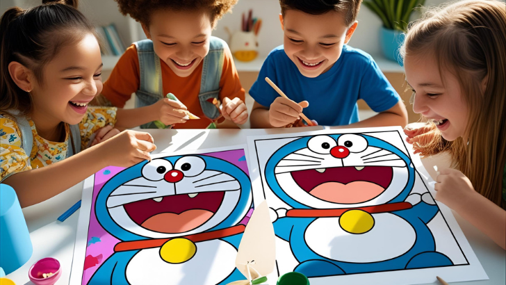 doraemon coloring pages 