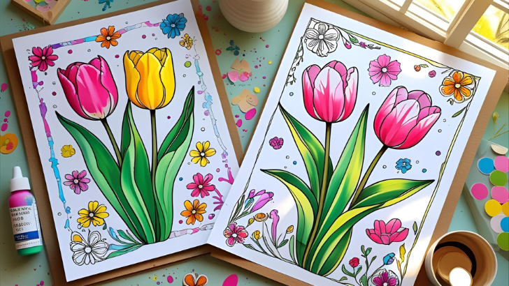 flower coloring pages