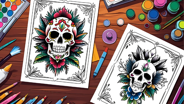free tattoo coloring pages