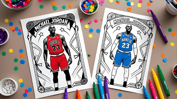 michael jordan coloring pages 