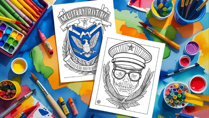 printable military coloring pages