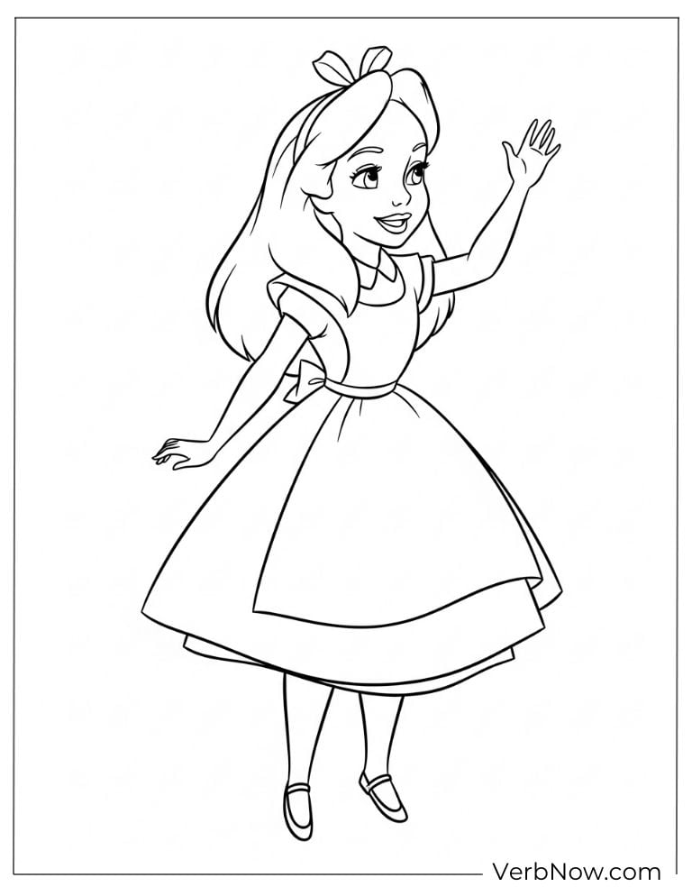 Alice smiling in a simple standing pose
