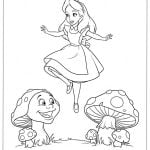 Alice In Wonderland Coloring Pages featured image