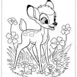 Bambi Coloring Pages 20 featured image