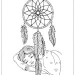 Dreamcatcher Coloring Pages featured image