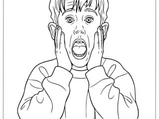 Home Alone Coloring Pages featured image