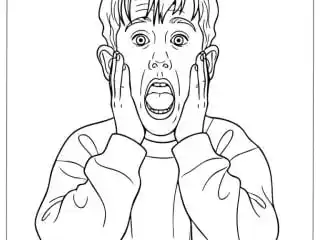 Home Alone Coloring Pages featured image