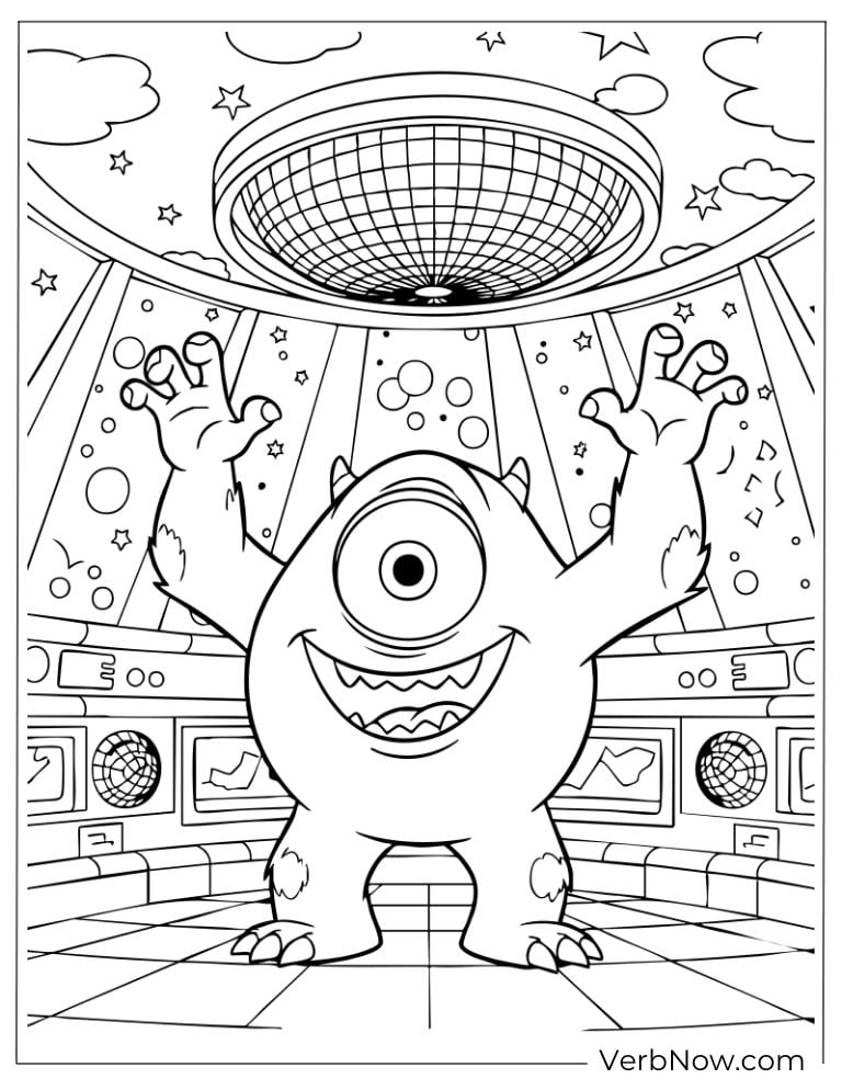 Mike dancing under a disco ball in a party scene