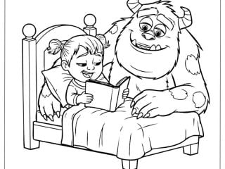 Monsters Inc Coloring Pages 20 featured image