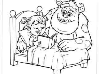 Monsters Inc Coloring Pages 20 featured image