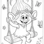 Poppy Coloring Pages 2 featured image