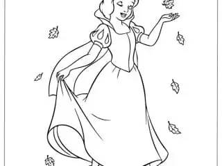 Snow White Coloring Pages featured image