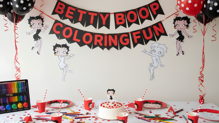 betty boop coloring sheets