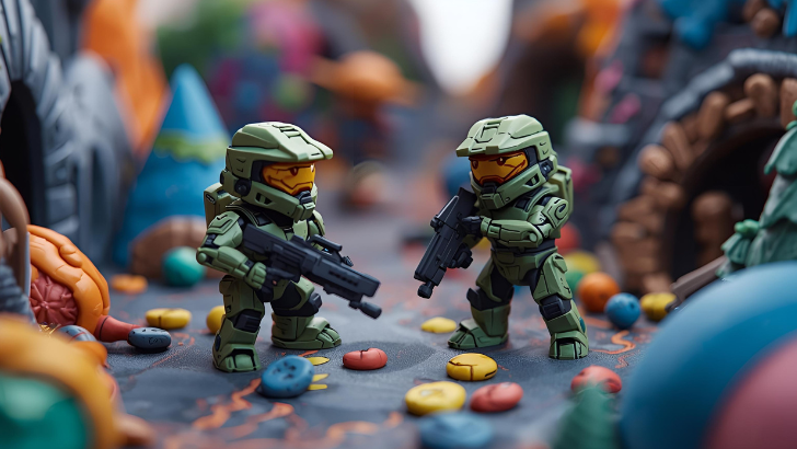 free halo coloring pages