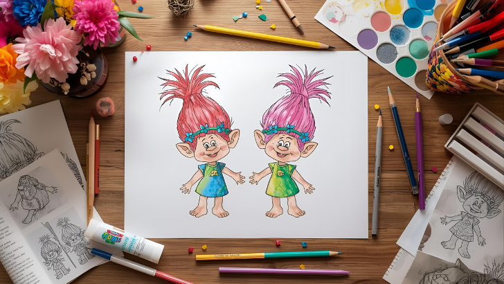free poppy coloring pages
