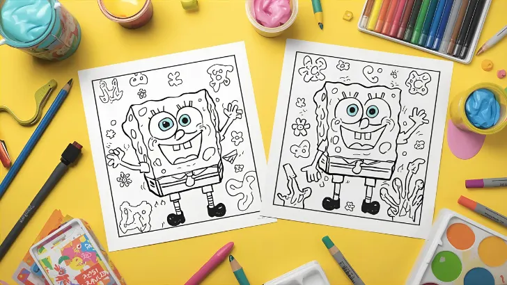free spongebob coloring pages