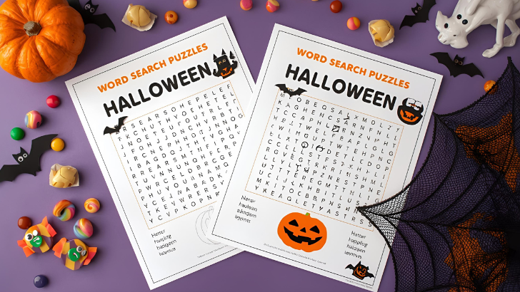 halloween word search puzzles