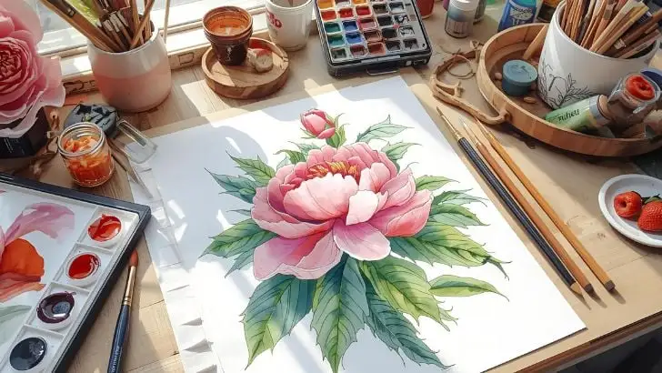 24 Free Peony Coloring Pages For Kids (Printable PDF) peony coloring sheets