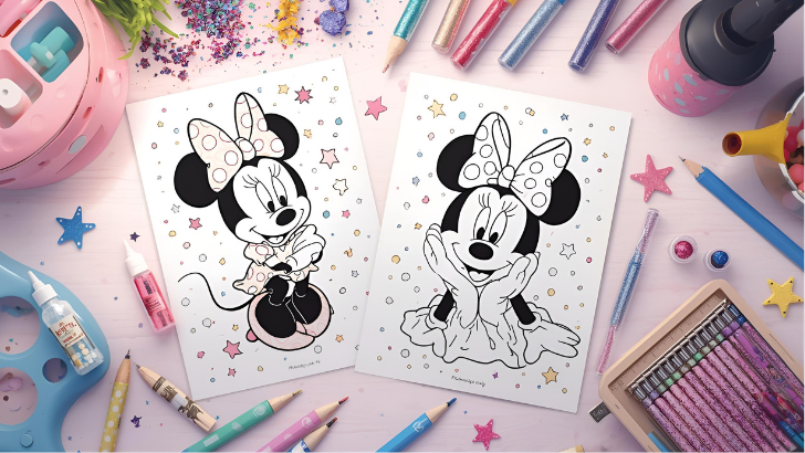 printable minnie mouse coloring pages