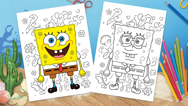 printable spongebob coloring pages
