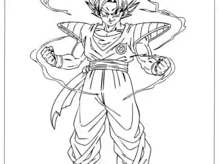 Dragon Ball Z Coloring Pages 1 featured image