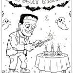 Frankenstein Coloring Pages featured image