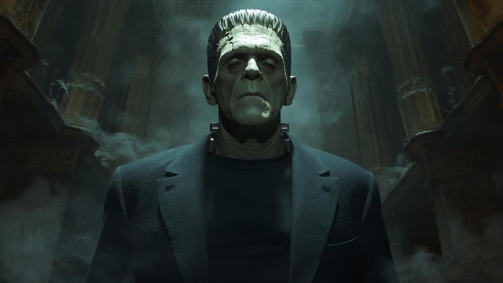 Gothic Frankenstein Monster Artwork