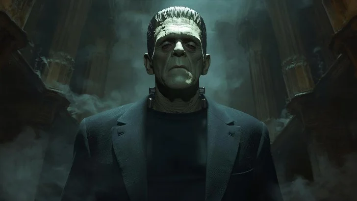 Gothic Frankenstein Monster Artwork