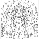Hocus Pocus Coloring Pages 18 featured image