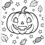 Jack-o'-lantern Coloring Pages 22 featured image