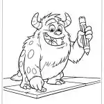 Monster Coloring Pages 12 featured image