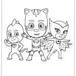 PJ Masks Coloring Pages 13 featured image
