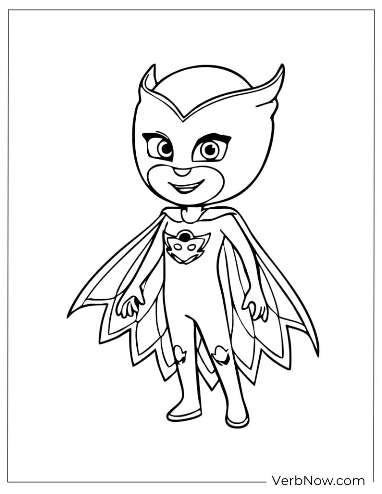 Owlette smiling and spreading her wings