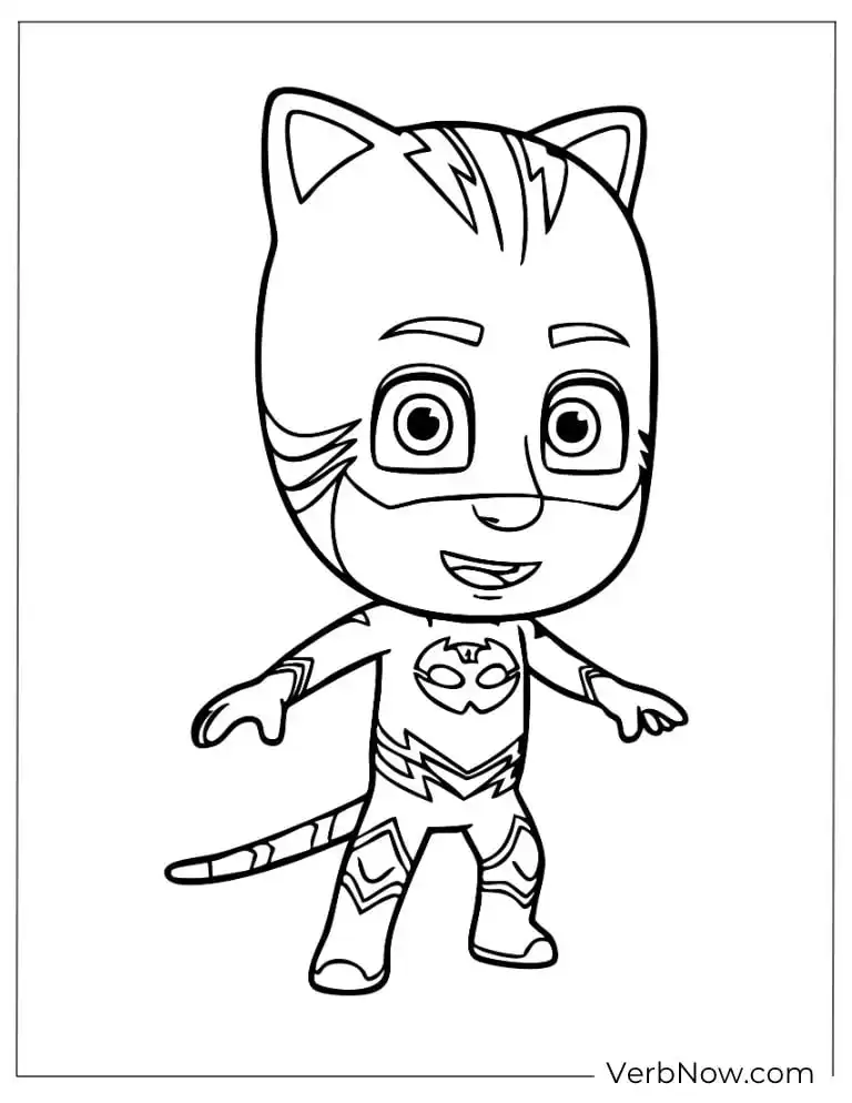 Catboy ready for action with a confident grin