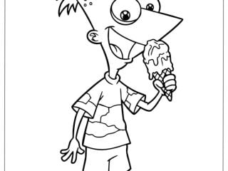 Phineas And Ferb Coloring Pages 1 featured image